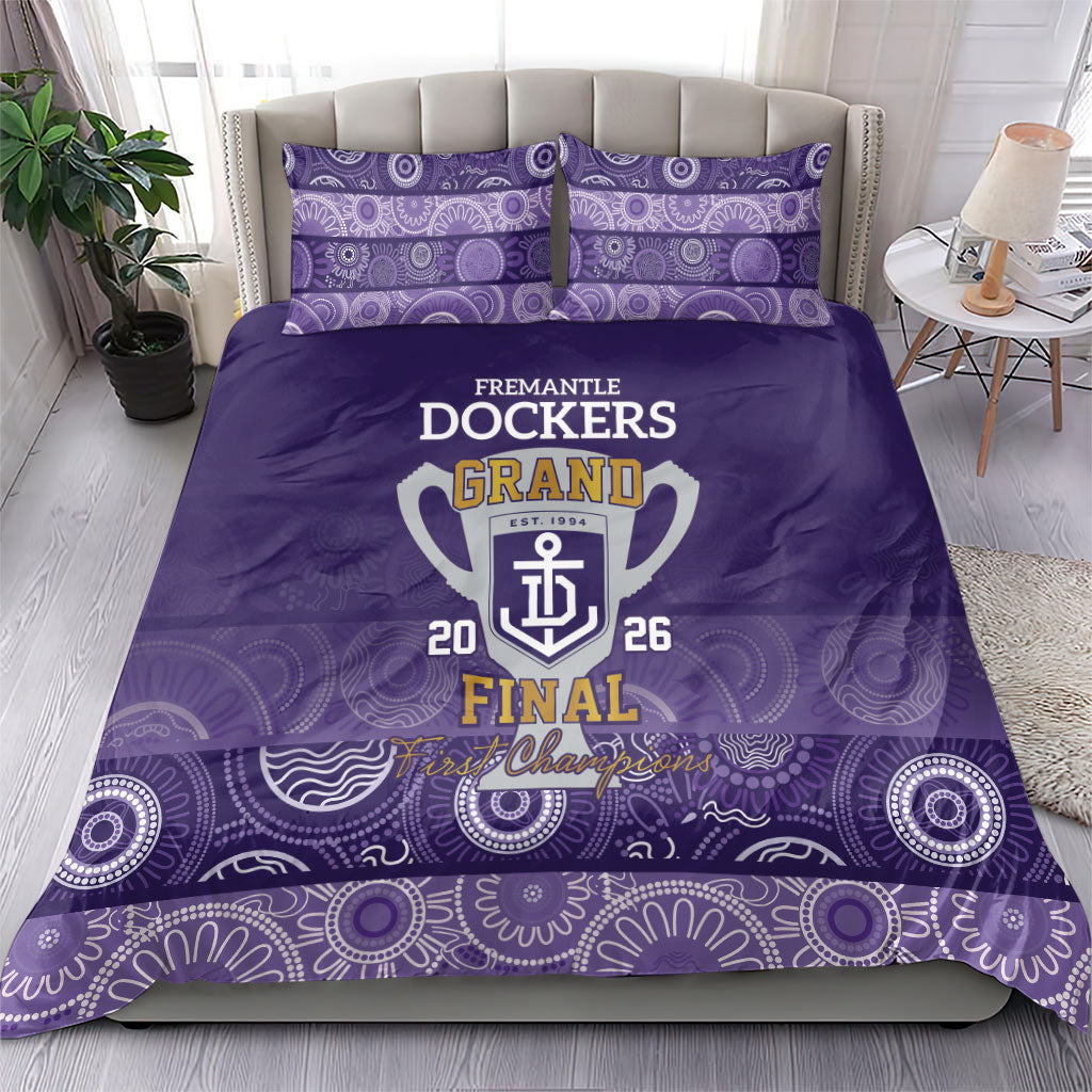 Fremantle Dockers Premiers 2026 Bedding Set First Championship
