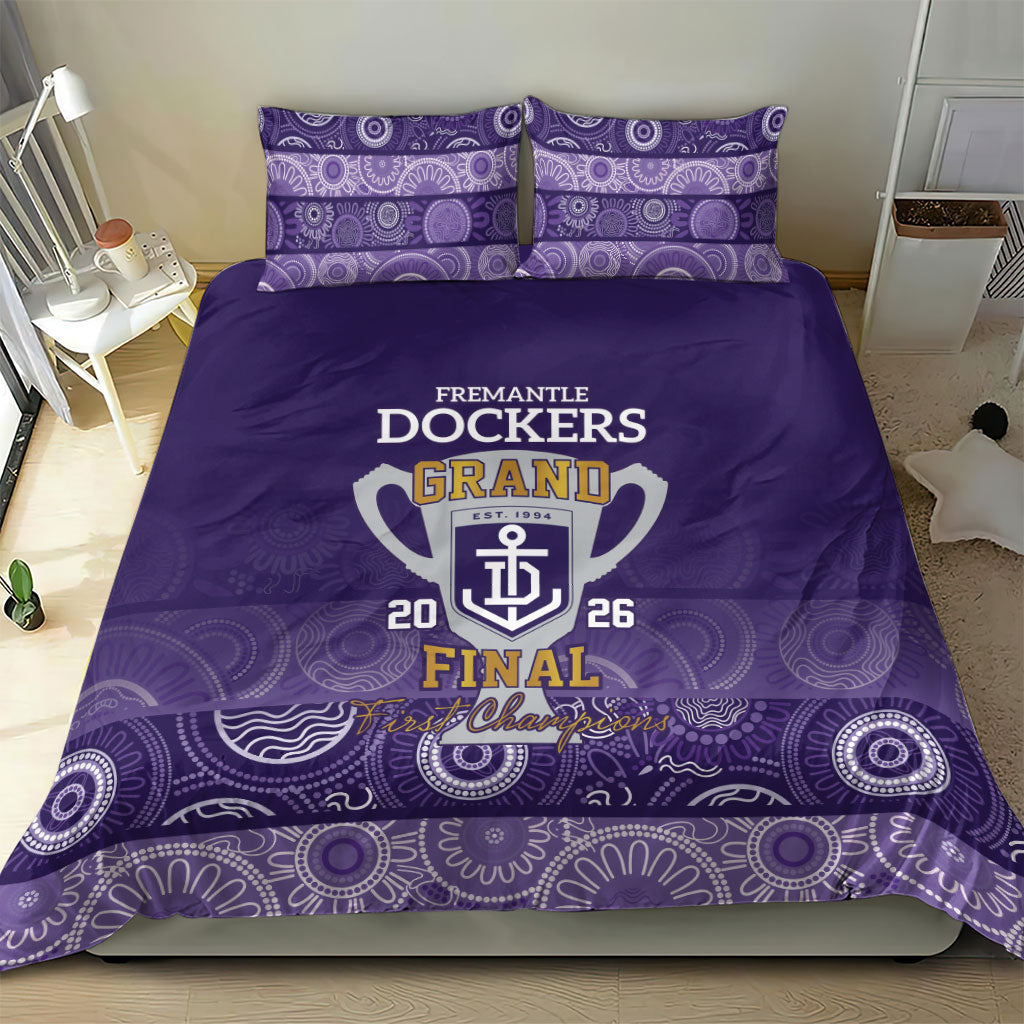 Fremantle Dockers Premiers 2026 Bedding Set First Championship