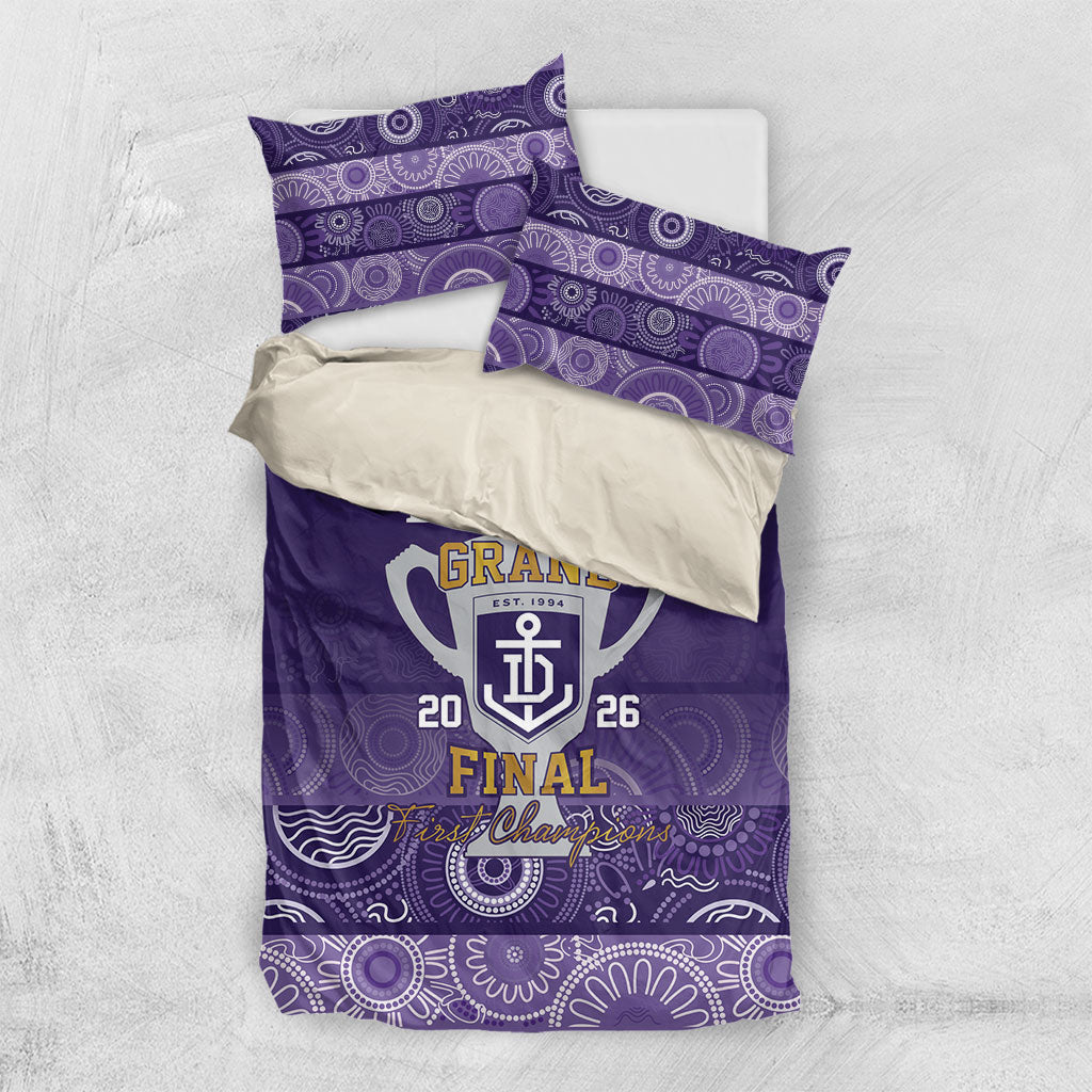 Fremantle Dockers Premiers 2026 Bedding Set First Championship
