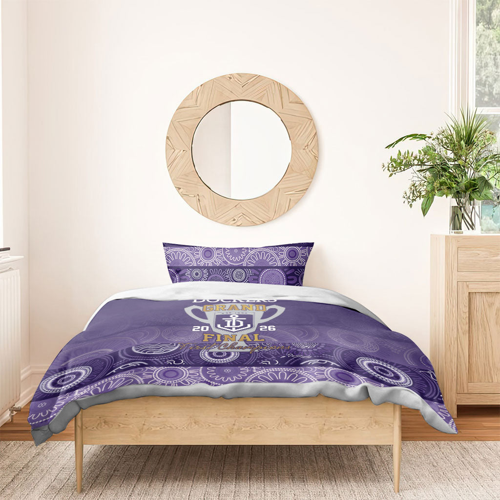 Fremantle Dockers Premiers 2026 Bedding Set First Championship