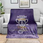 Fremantle Dockers Premiers 2026 Blanket First Championship