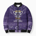 Fremantle Dockers Premiers 2026 Bomber Puffer Jacket First Championship