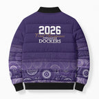 Fremantle Dockers Premiers 2026 Bomber Puffer Jacket First Championship