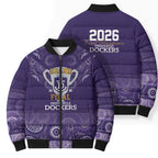 Fremantle Dockers Premiers 2026 Bomber Puffer Jacket First Championship
