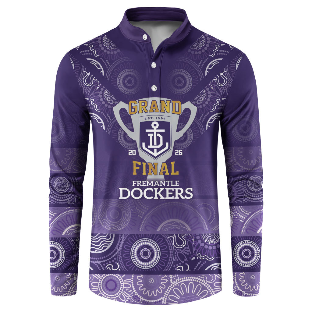 Fremantle Dockers Premiers 2026 Button Sweatshirt First Championship