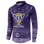 Fremantle Dockers Premiers 2026 Button Sweatshirt First Championship