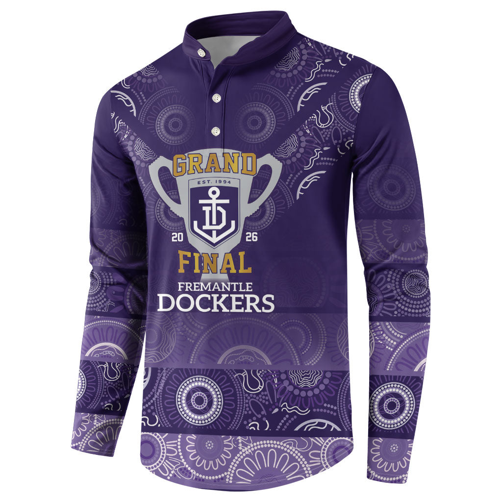 Fremantle Dockers Premiers 2026 Button Sweatshirt First Championship