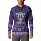 Fremantle Dockers Premiers 2026 Button Sweatshirt First Championship