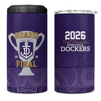 Fremantle Dockers Premiers 2026 4 in 1 Can Cooler Tumbler First Championship