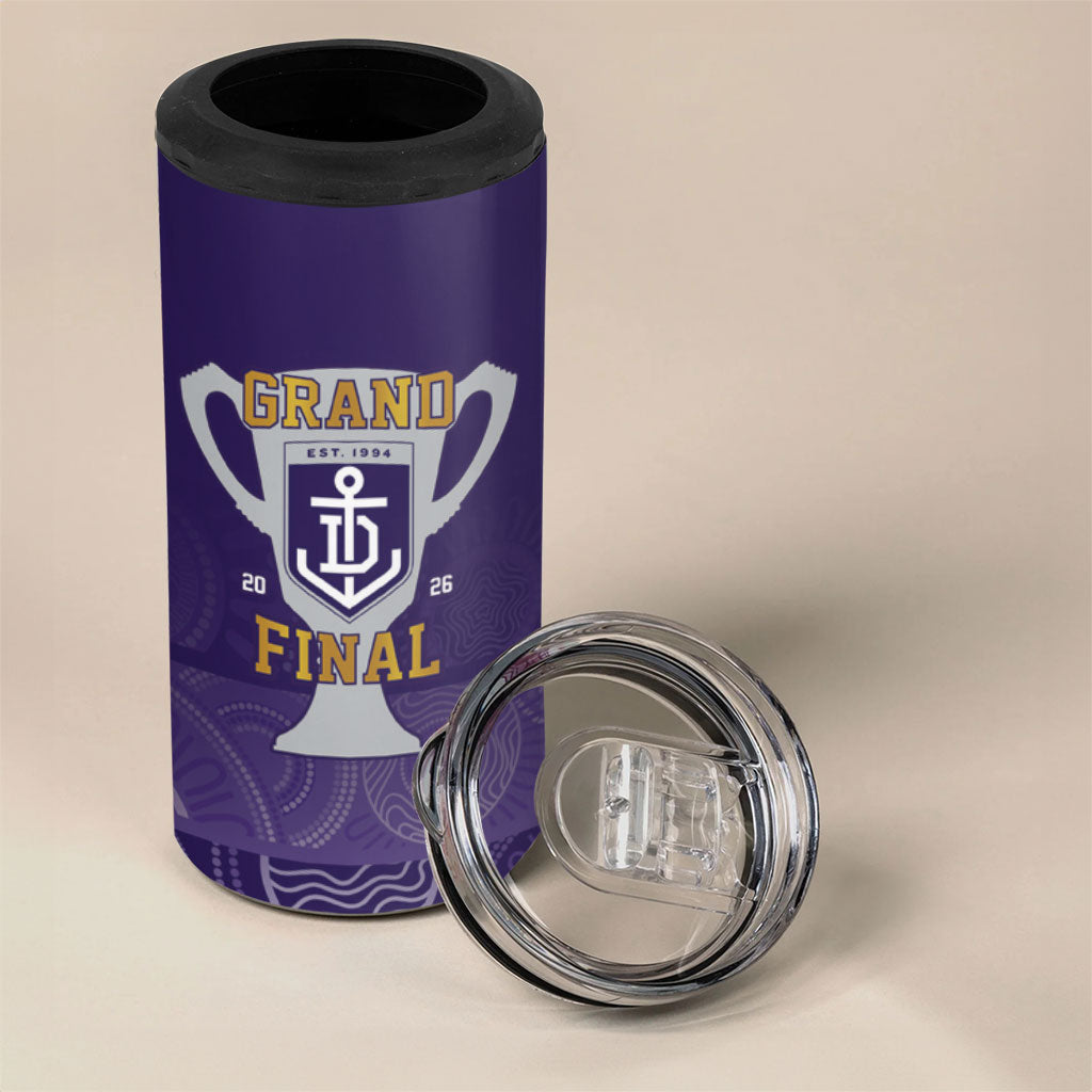 Fremantle Dockers Premiers 2026 4 in 1 Can Cooler Tumbler First Championship