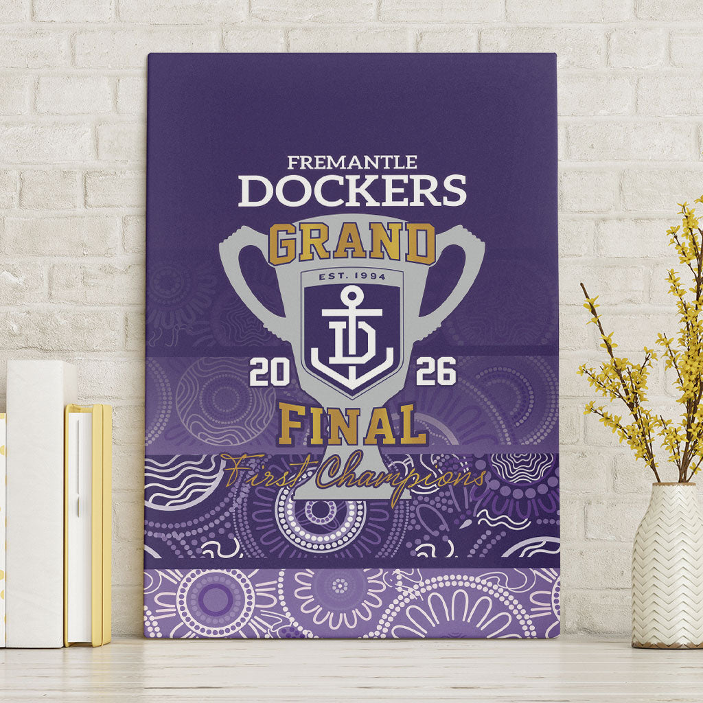 Fremantle Dockers Premiers 2026 Canvas Wall Art First Championship