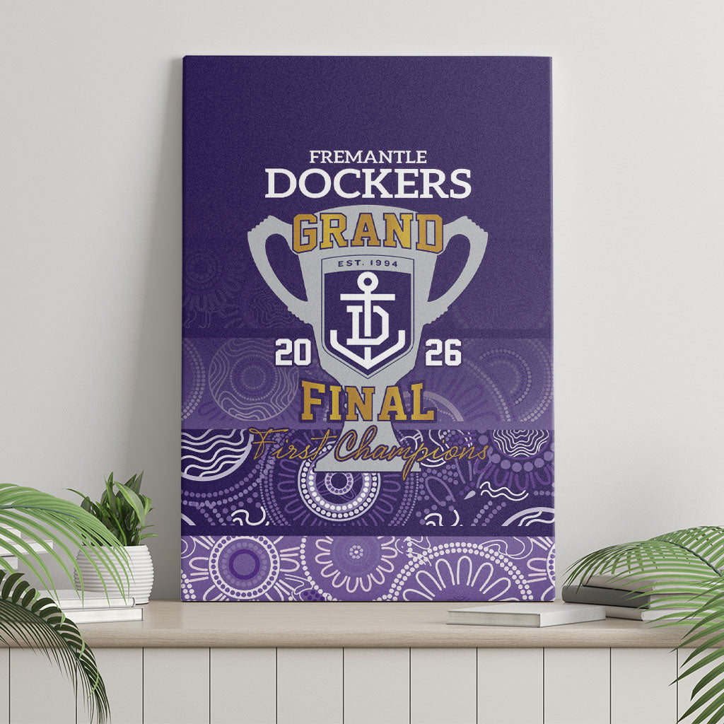 Fremantle Dockers Premiers 2026 Canvas Wall Art First Championship