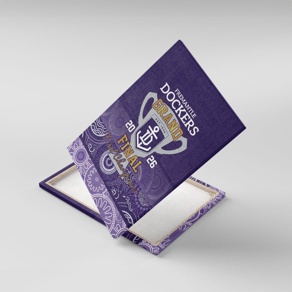 Fremantle Dockers Premiers 2026 Canvas Wall Art First Championship