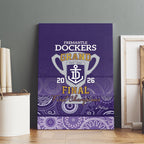 Fremantle Dockers Premiers 2026 Canvas Wall Art First Championship