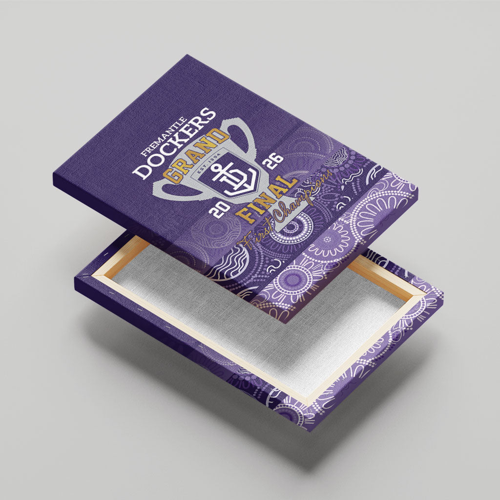 Fremantle Dockers Premiers 2026 Canvas Wall Art First Championship