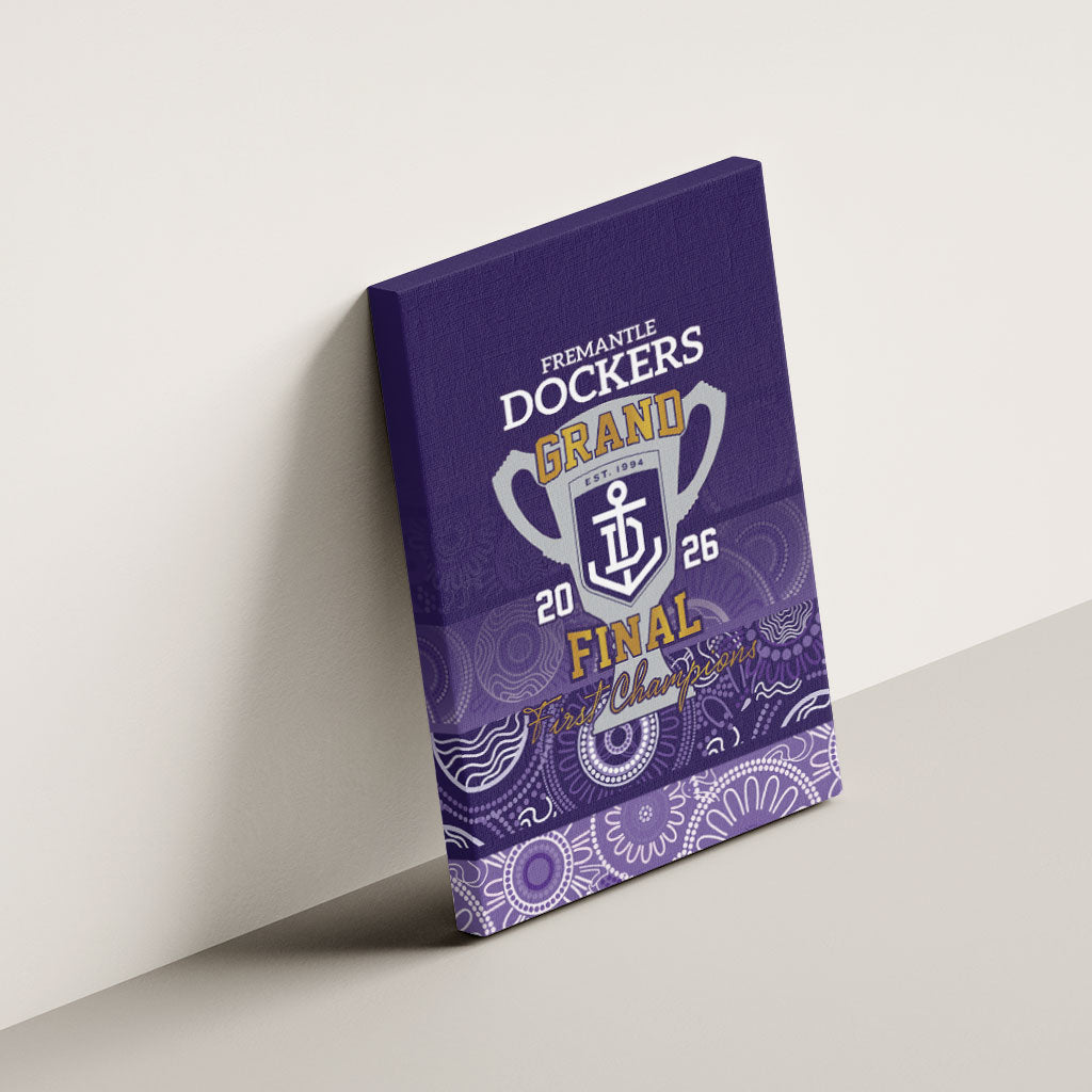 Fremantle Dockers Premiers 2026 Canvas Wall Art First Championship