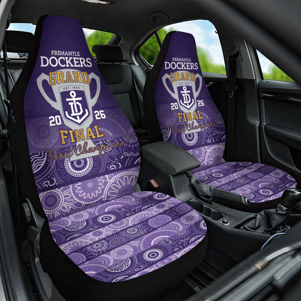 Fremantle Dockers Premiers 2026 Car Seat Cover First Championship