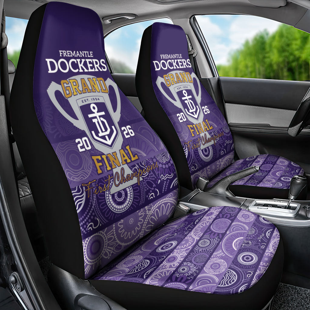 Fremantle Dockers Premiers 2026 Car Seat Cover First Championship