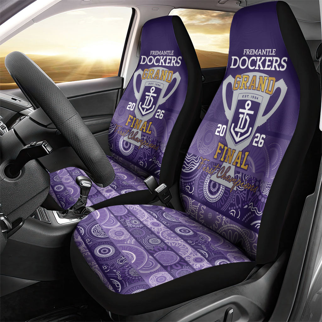Fremantle Dockers Premiers 2026 Car Seat Cover First Championship
