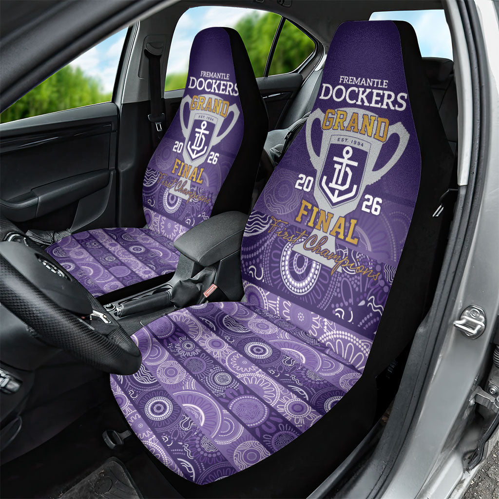 Fremantle Dockers Premiers 2026 Car Seat Cover First Championship
