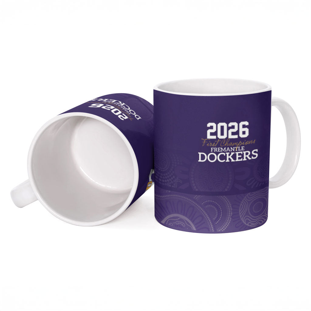 Fremantle Dockers Premiers 2026 Ceramic Mug First Championship