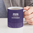 Fremantle Dockers Premiers 2026 Ceramic Mug First Championship