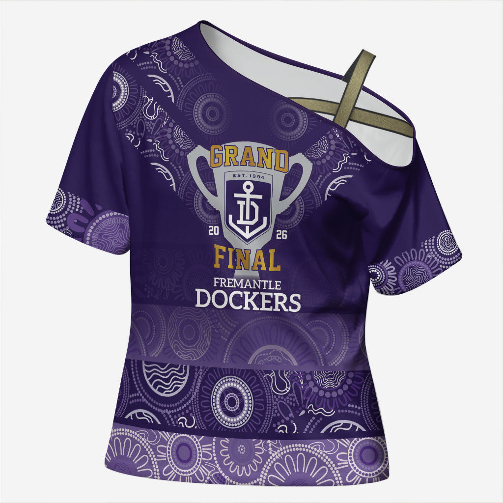 Fremantle Dockers Premiers 2026 Cross Shoulder Shirt First Championship