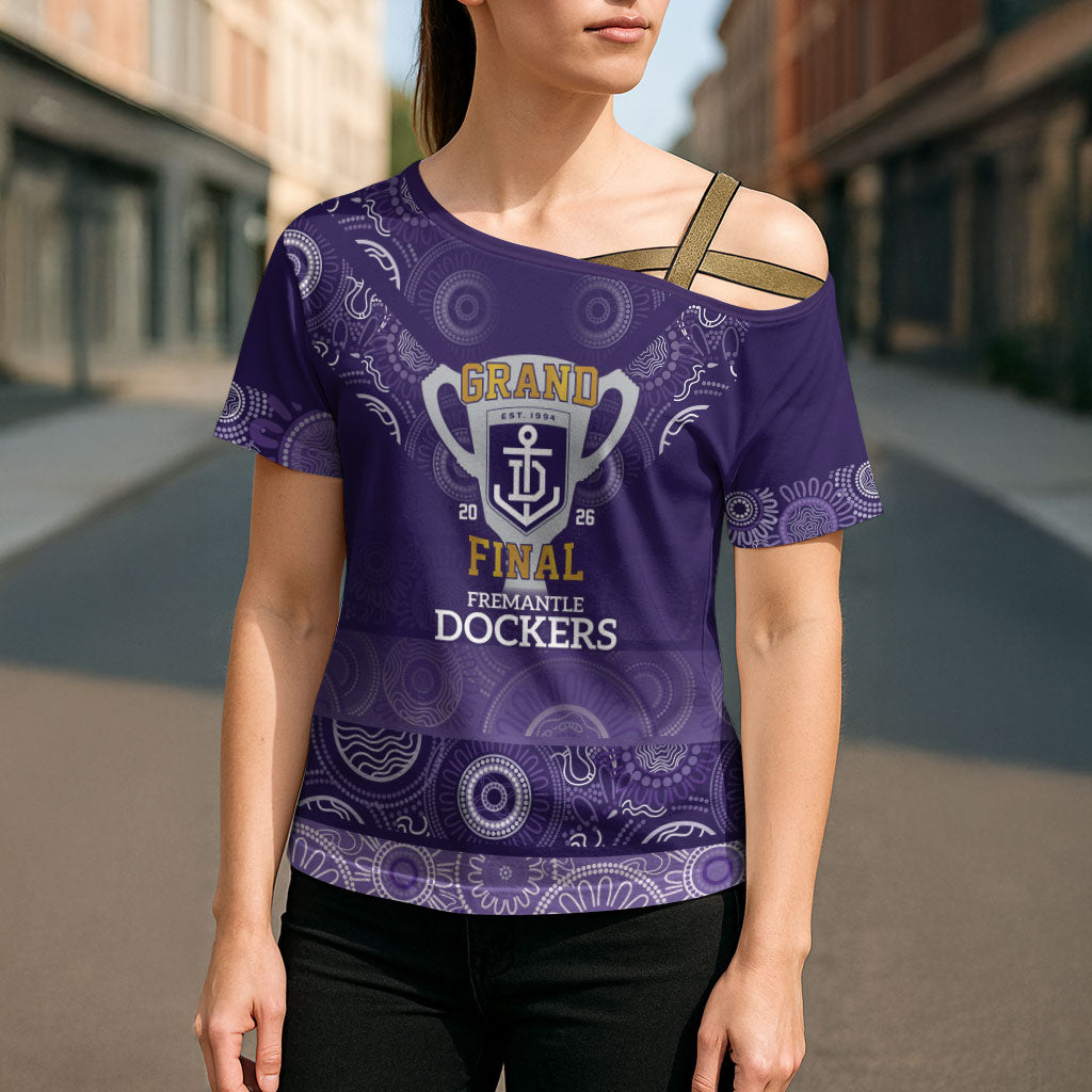 Fremantle Dockers Premiers 2026 Cross Shoulder Shirt First Championship