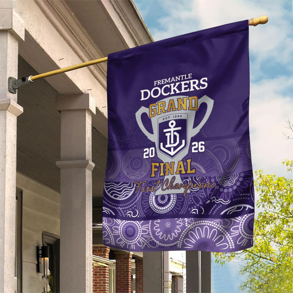 Fremantle Dockers Premiers 2026 Garden Flag First Championship