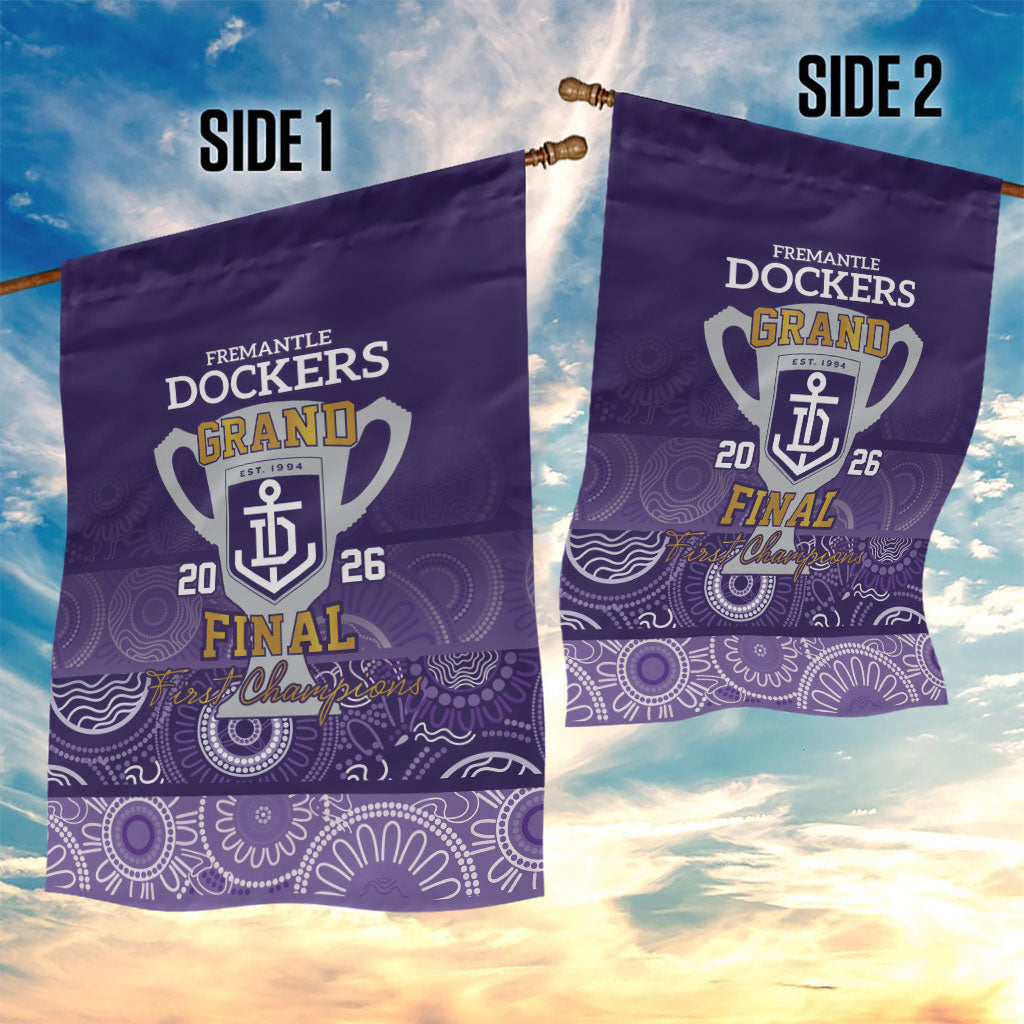 Fremantle Dockers Premiers 2026 Garden Flag First Championship