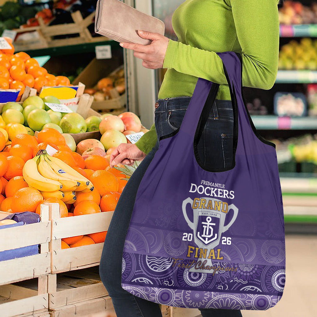 Fremantle Dockers Premiers 2026 Grocery Bag First Championship