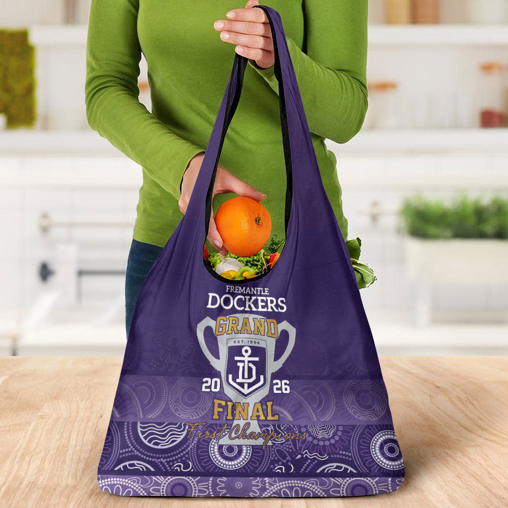 Fremantle Dockers Premiers 2026 Grocery Bag First Championship