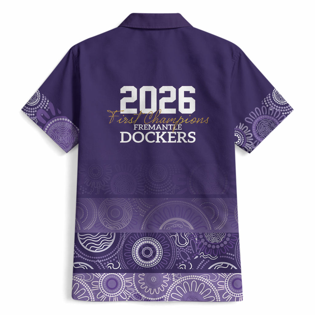 Fremantle Dockers Premiers 2026 Hawaiian Shirt First Championship