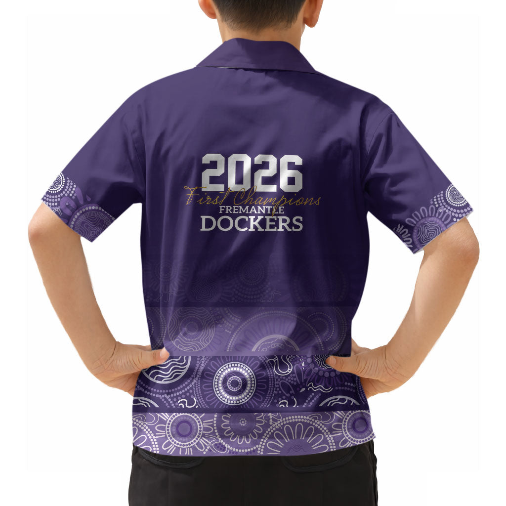 Fremantle Dockers Premiers 2026 Hawaiian Shirt First Championship