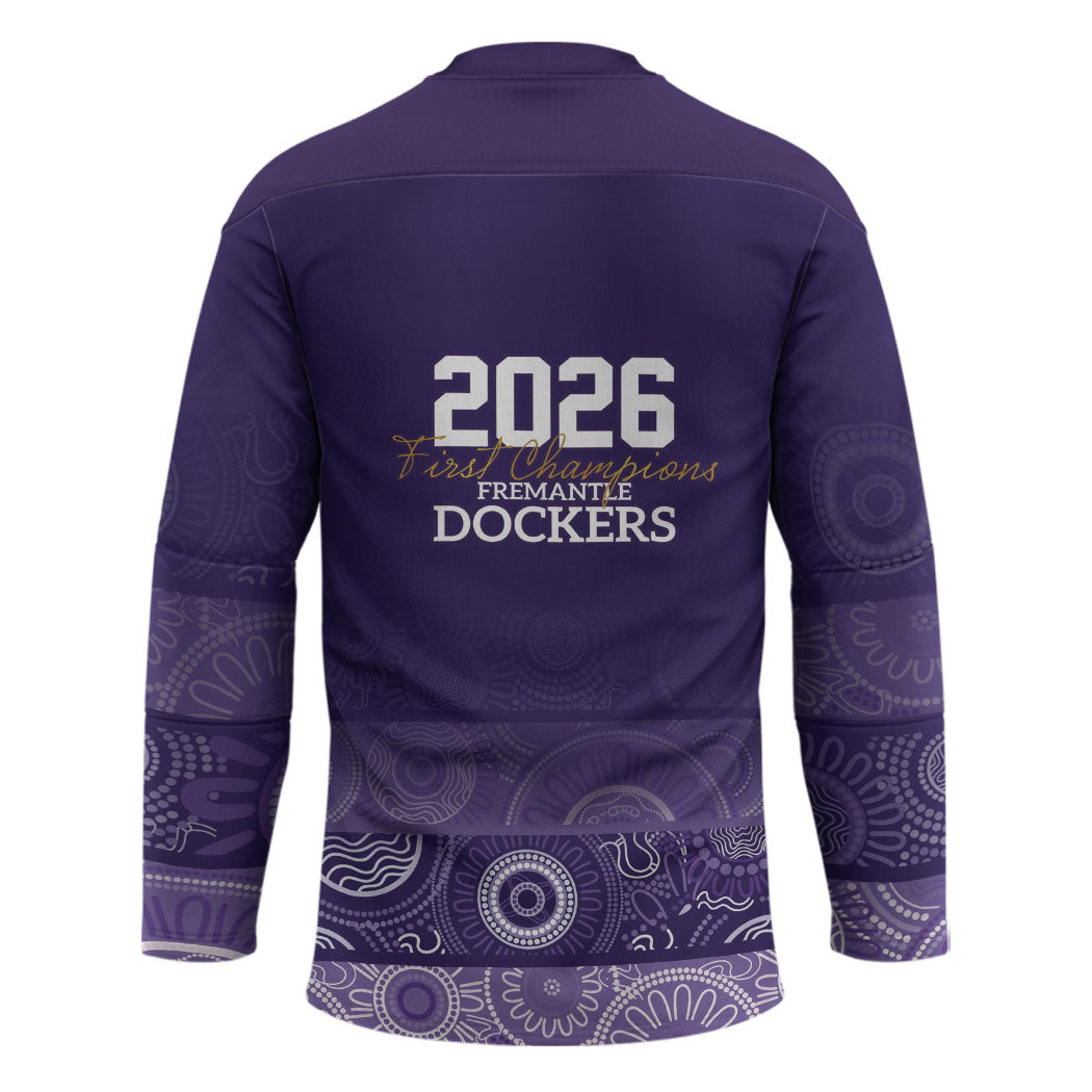 Fremantle Dockers Premiers 2026 Hockey Jersey First Championship