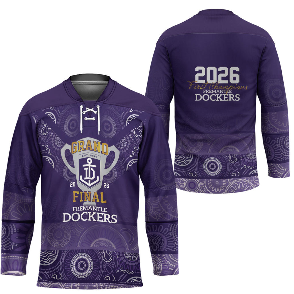 Fremantle Dockers Premiers 2026 Hockey Jersey First Championship