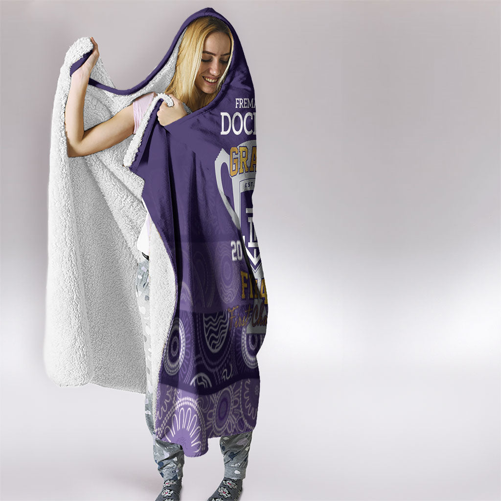 Fremantle Dockers Premiers 2026 Hooded Blanket First Championship