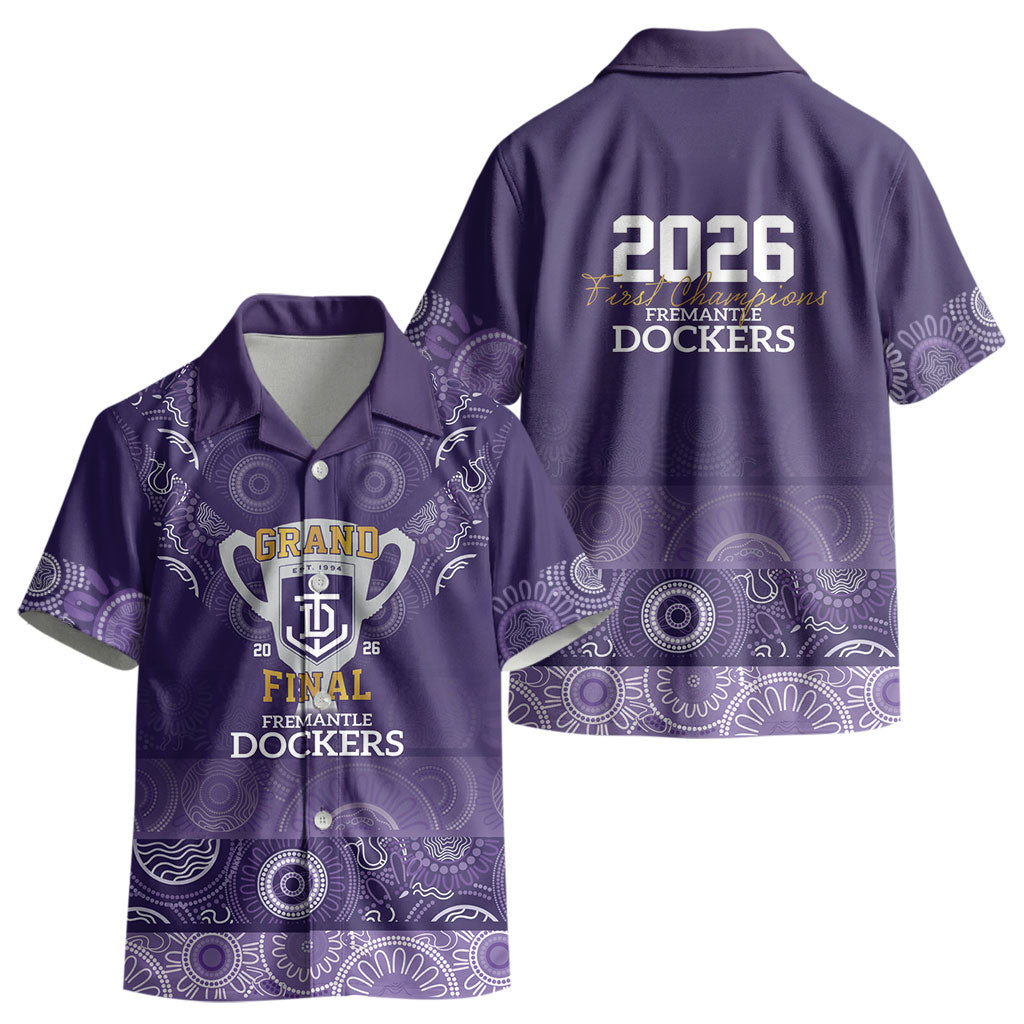 Fremantle Dockers Premiers 2026 Kid Hawaiian Shirt First Championship