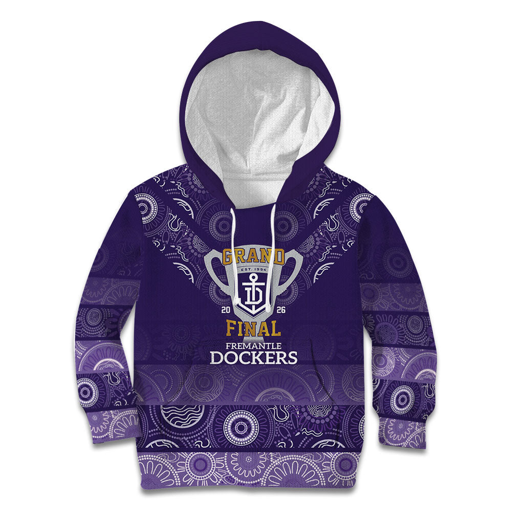 Fremantle Dockers Premiers 2026 Kid Hoodie First Championship
