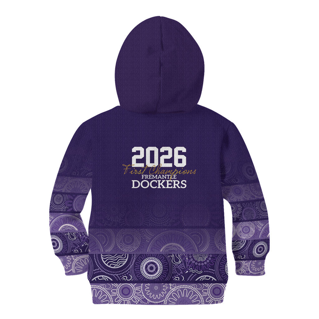 Fremantle Dockers Premiers 2026 Kid Hoodie First Championship