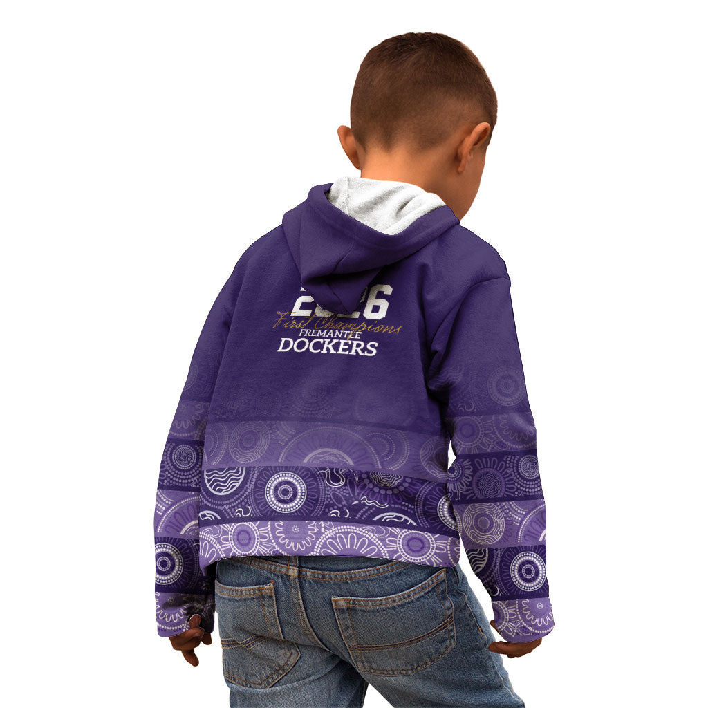 Fremantle Dockers Premiers 2026 Kid Hoodie First Championship