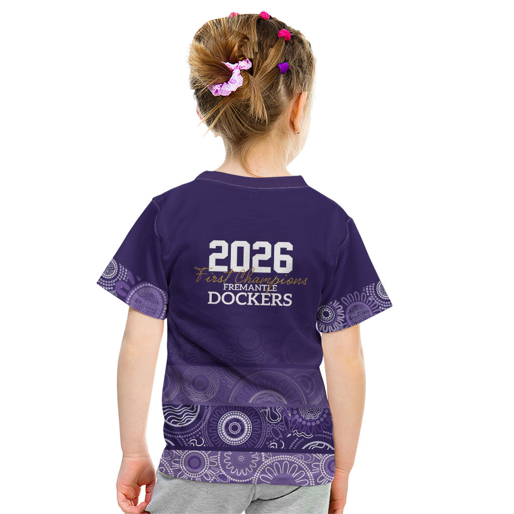 Fremantle Dockers Premiers 2026 Kid T Shirt First Championship
