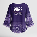 Fremantle Dockers Premiers 2026 Kimono Sleeve Blouse First Championship
