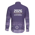 Fremantle Dockers Premiers 2026 Long Sleeve Button Shirt First Championship