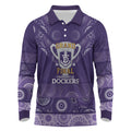 Fremantle Dockers Premiers 2026 Long Sleeve Polo Shirt First Championship
