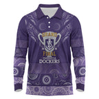Fremantle Dockers Premiers 2026 Long Sleeve Polo Shirt First Championship