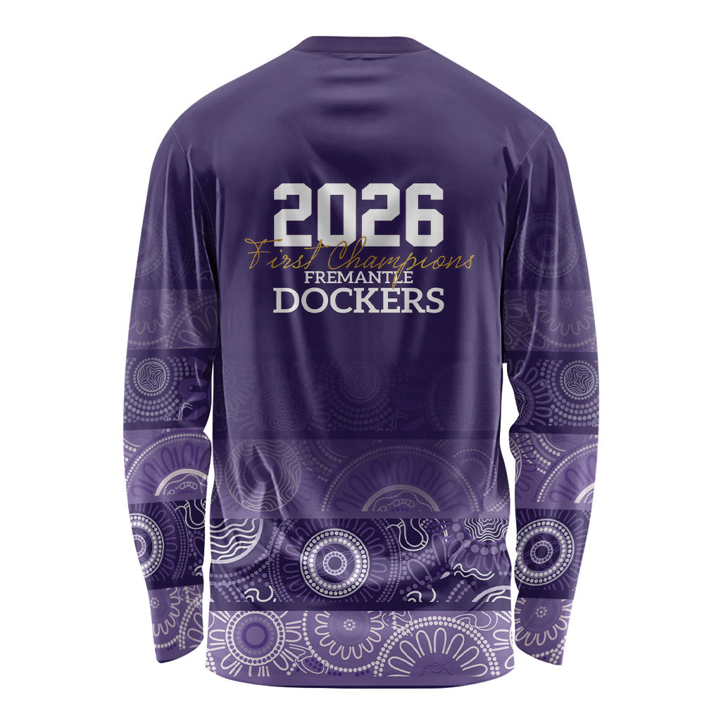 Fremantle Dockers Premiers 2026 Long Sleeve Shirt First Championship