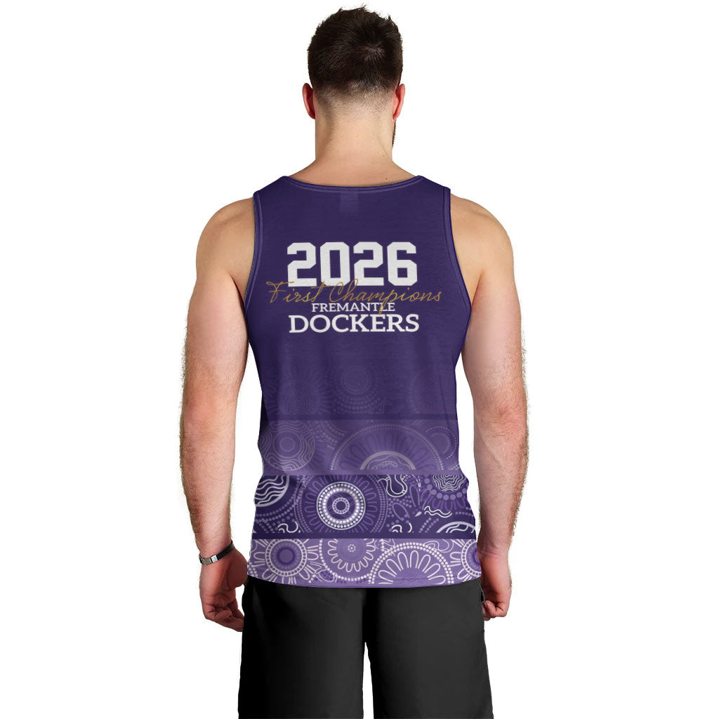 Fremantle Dockers Premiers 2026 Men Tank Top First Championship