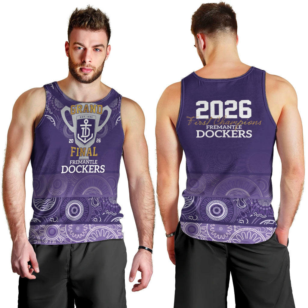 Fremantle Dockers Premiers 2026 Men Tank Top First Championship