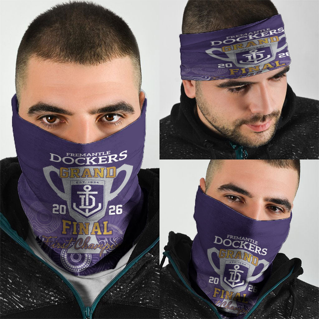 Fremantle Dockers Premiers 2026 Neck Gaiter First Championship